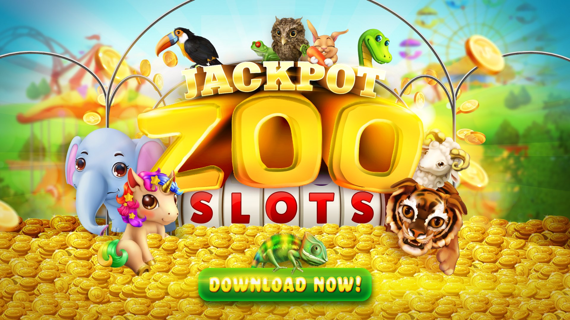 Rich Zoo Slots &mdash; bonus gameplay